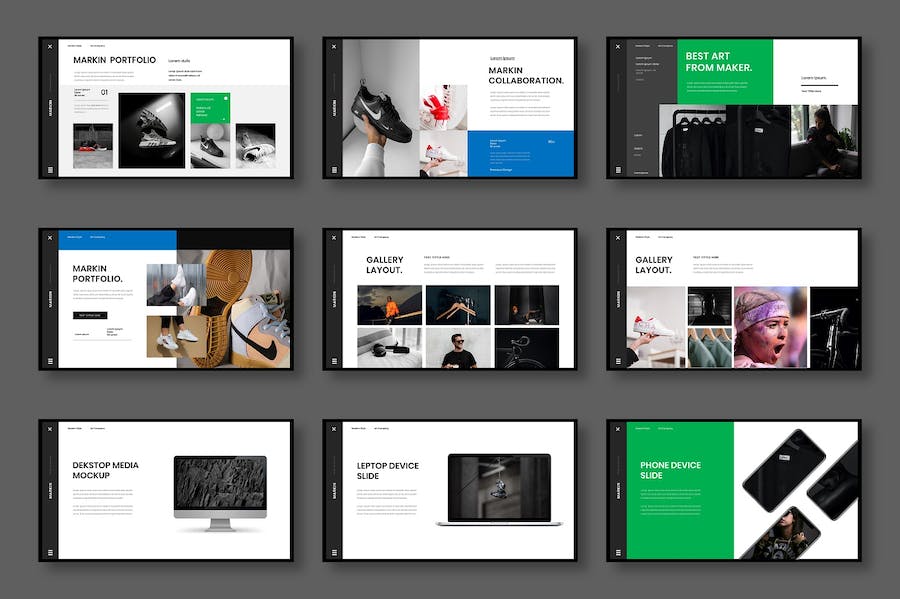 业务标记类展示Keynote模板 - 顶尖PPT