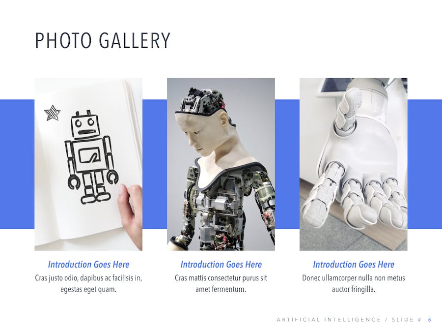 智能机器人科技产品功能演示PPT模板 - 顶尖PPT