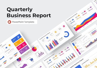 季度财务业务报告总结PPT模板 - 顶尖PPT