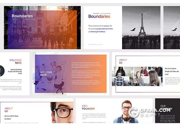 104页欧美高端团队介绍工作总结google slides模板 - 顶尖PPT