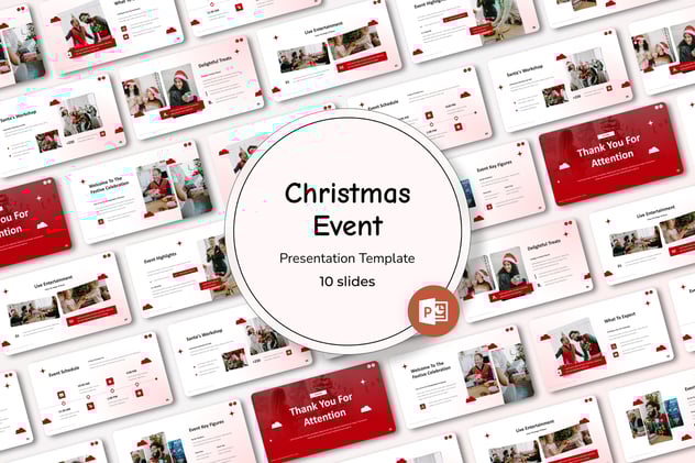 圣诞节活动策划展示PPT模板 - 顶尖PPT