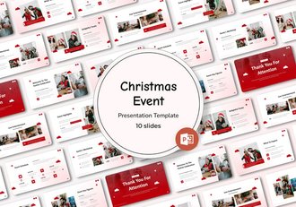 圣诞节活动策划展示PPT模板 - 顶尖PPT