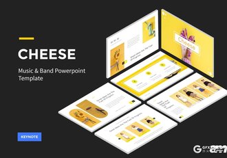 30页小清新服装展示keynote模板 - 顶尖PPT