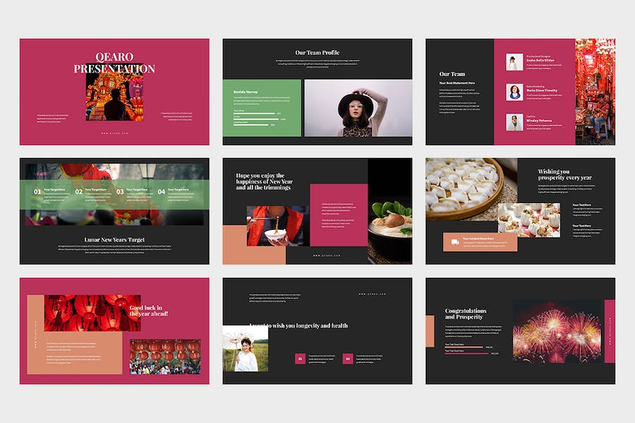 中国新年商务合作推介会Keynote模板 - 顶尖PPT