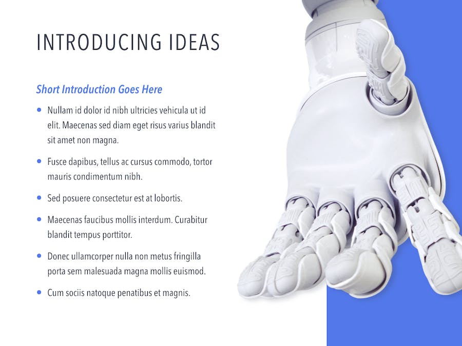 智能机器人科技产品功能演示PPT模板 - 顶尖PPT