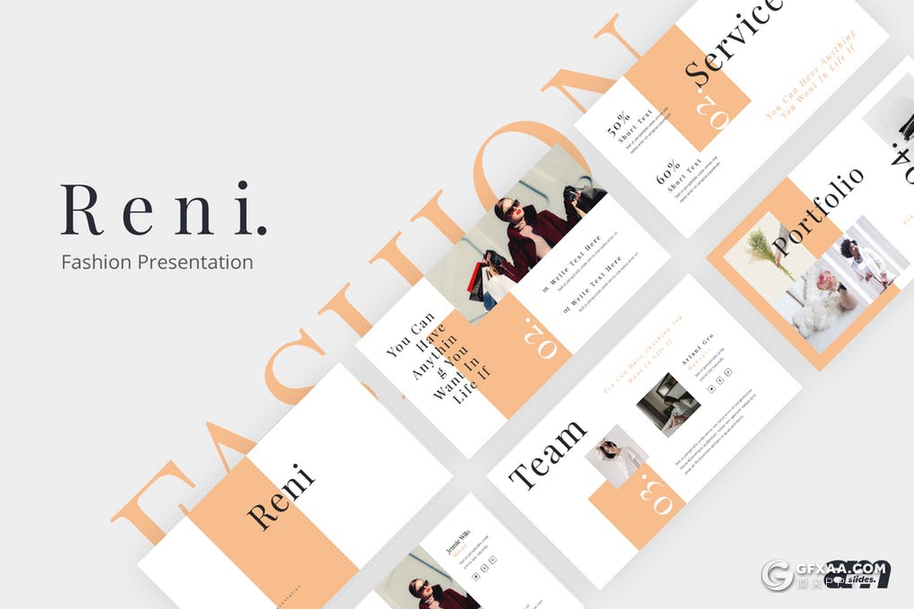 30页极简时尚流行风格ppt模板 - 顶尖PPT