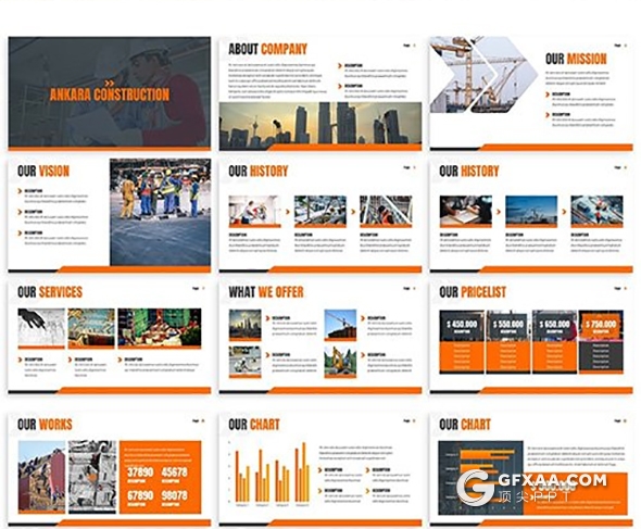 30页3种配色地产公司工作总结汇报PPT模板 - 顶尖PPT