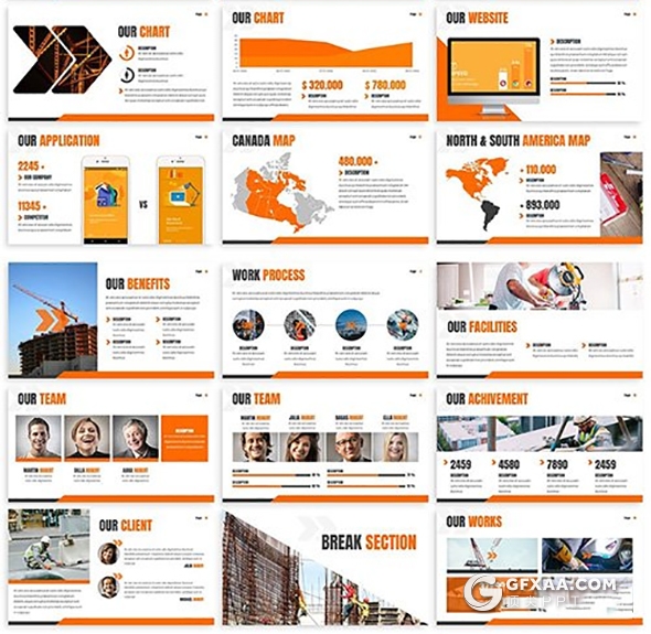 30页3种配色地产公司工作总结汇报PPT模板 - 顶尖PPT