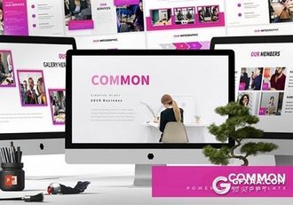 30页5种配色精美商务多用途ppt模板 - 顶尖PPT