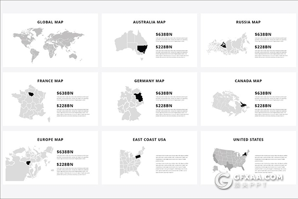 110页极简杂志风格摄影展示ppt模板 - 顶尖PPT