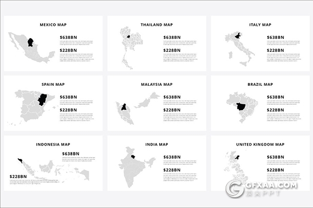 110页极简杂志风格摄影展示ppt模板 - 顶尖PPT