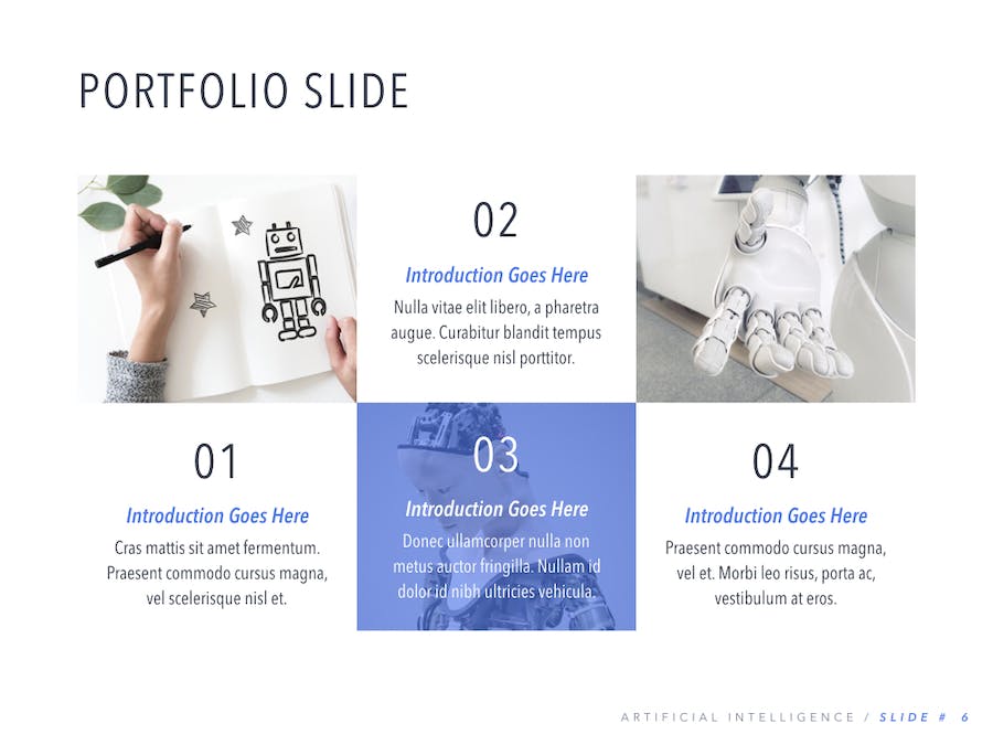 智能机器人科技产品功能演示PPT模板 - 顶尖PPT