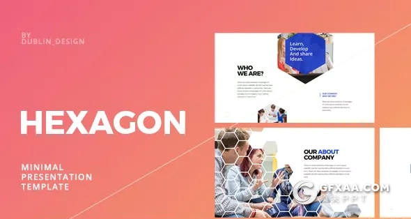 110页创意六边形商务多用途keynote模板 - 顶尖PPT