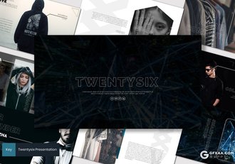 30页极简文艺风格keynote模板 5种配色 - 顶尖PPT