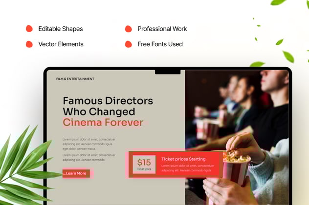电影与娱乐项目市场调研分析keynote模板 - 顶尖PPT
