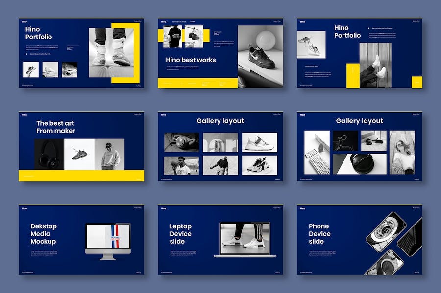 深蓝色商务专业企业宣传Keynote模板 - 顶尖PPT