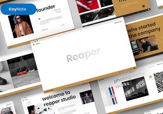 欧美商业业务合作项目案例展示国外keynote模板 - 顶尖PPT