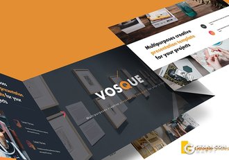 30页5种渐变配色欧美通用Google slides模板 - 顶尖PPT