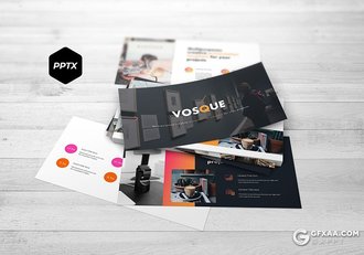 30页5种渐变配色欧美通用ppt模板 - 顶尖PPT