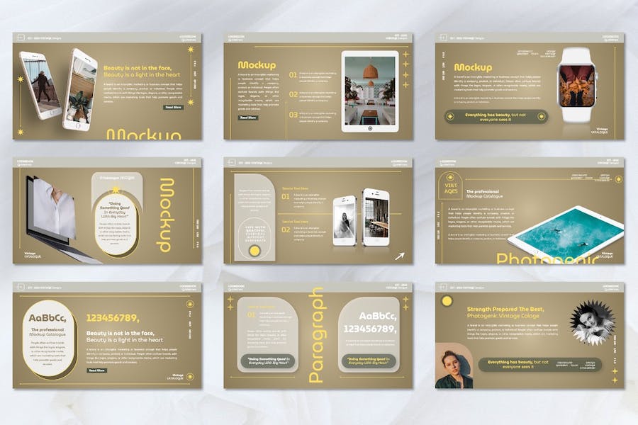 美学艺术设计风格展示讲座Keynote模板 - 顶尖PPT