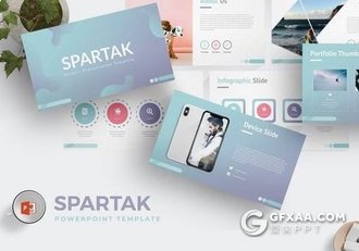 30页5种配色创意商务通用ppt模板 - 顶尖PPT