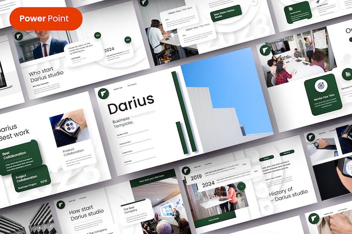 简约国外商务风格PPT模板 - 顶尖PPT