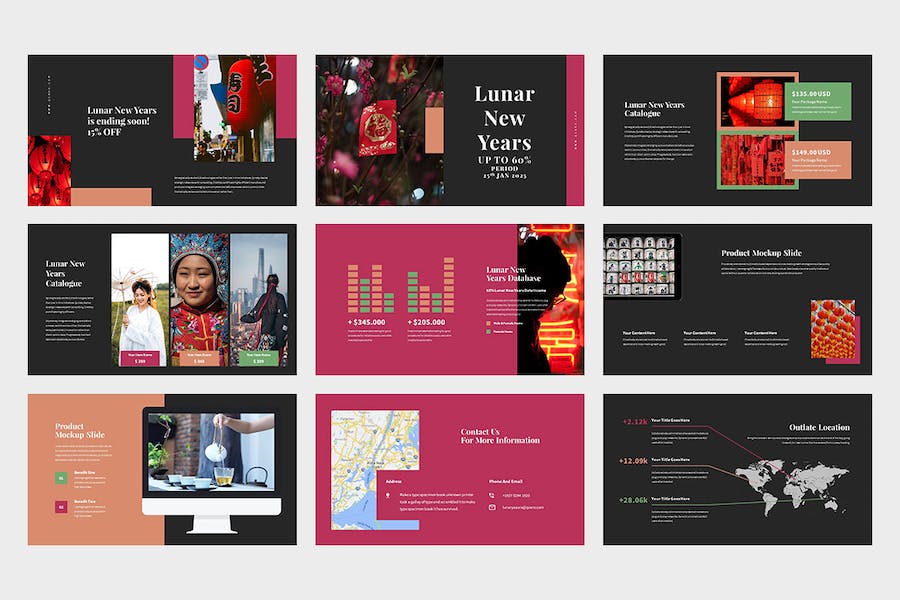 中国新年商务合作推介会Keynote模板 - 顶尖PPT