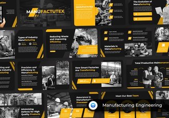 制造工程建筑施工keynote模板 - 顶尖PPT