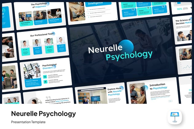 心理学教育培训keynote模板 - 顶尖PPT