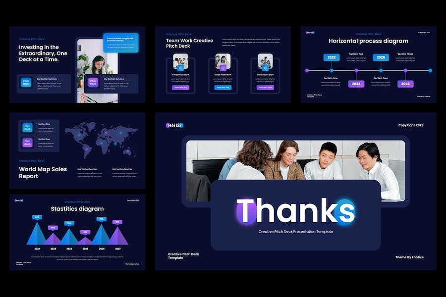 创意设计项目提案路演Keynote模板 - 顶尖PPT