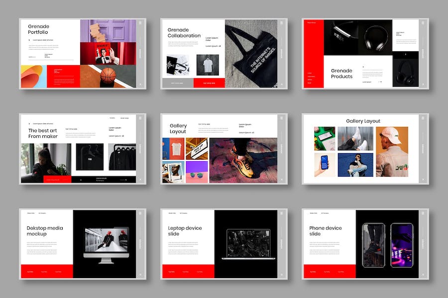 创意爆炸式商务项目路演推介Keynote模板 - 顶尖PPT