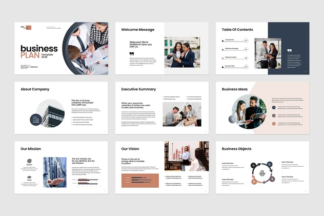 商业计划书项目融资方案Keynote模板 - 顶尖PPT