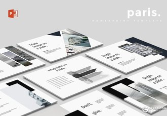 30页5种配色简约商务通用ppt模板 - 顶尖PPT