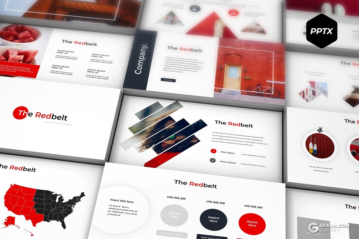 30页5种配色工作总结汇报keynote模板 - 顶尖PPT