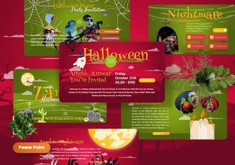万圣节活动派对策划宣传PPT模板 - 顶尖PPT