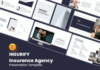 保险产品介绍公司业务展示客户方案PPT模板 - 顶尖PPT