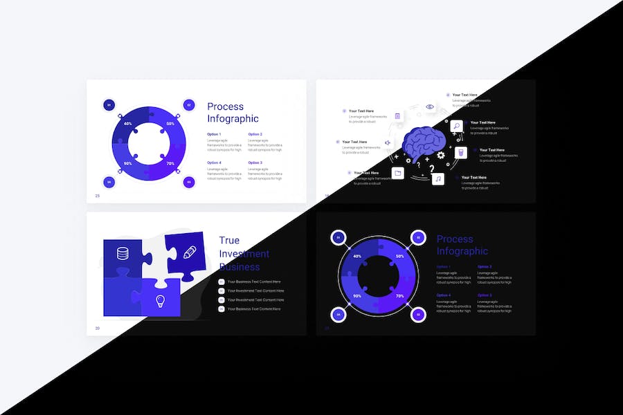 蓝色商业计划企业合作年计划总结通用PPT模板 - 顶尖PPT