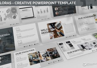 30页3种配色欧美商务多用途PPT模板 - 顶尖PPT