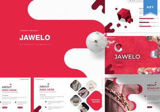 女性视频首饰产品展示keynote模板 - 顶尖PPT