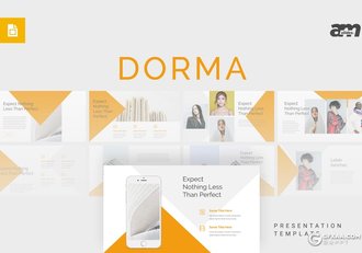 30页扁平化商务多用途Google slides模板 - 顶尖PPT