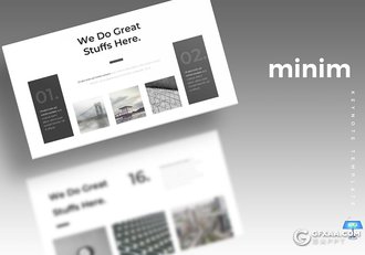 30页5种配色公司团队介绍keynote模板 - 顶尖PPT