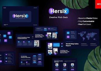 创意设计项目提案路演PPT模板 - 顶尖PPT