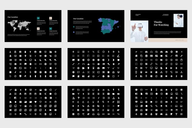 人工智能商业主题keynote模板 - 顶尖PPT