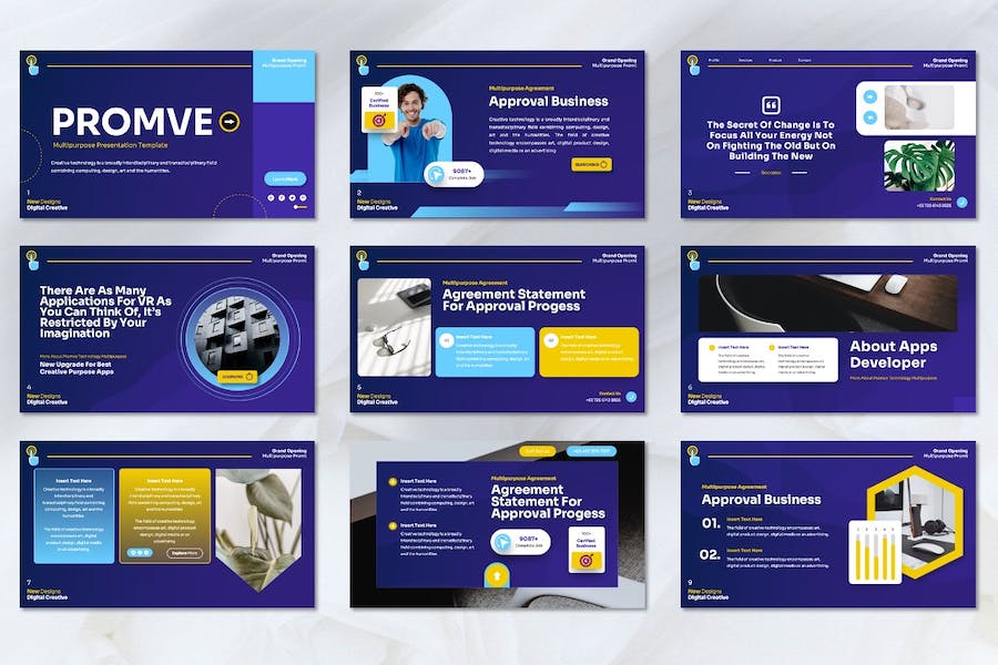 商务风格企业介绍工作计划总结keynote模板 - 顶尖PPT