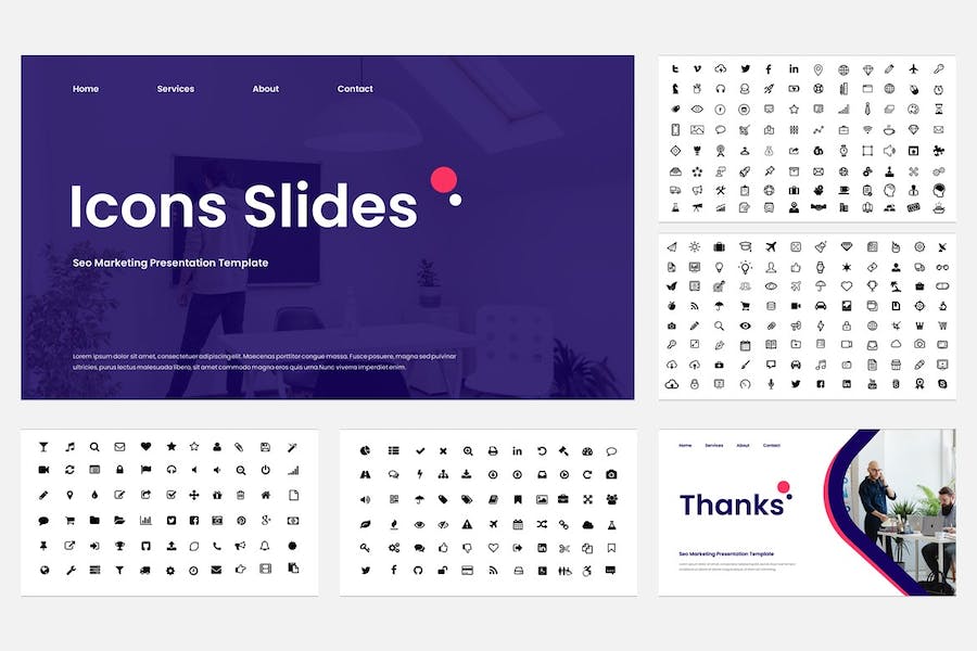 搜索引擎营销推广策略分析Keynote模板 - 顶尖PPT