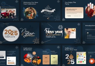 新年活动策划PowerPoint模板 - 顶尖PPT