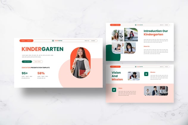 幼儿园教学成果展示育儿讲座keynote模板 - 顶尖PPT