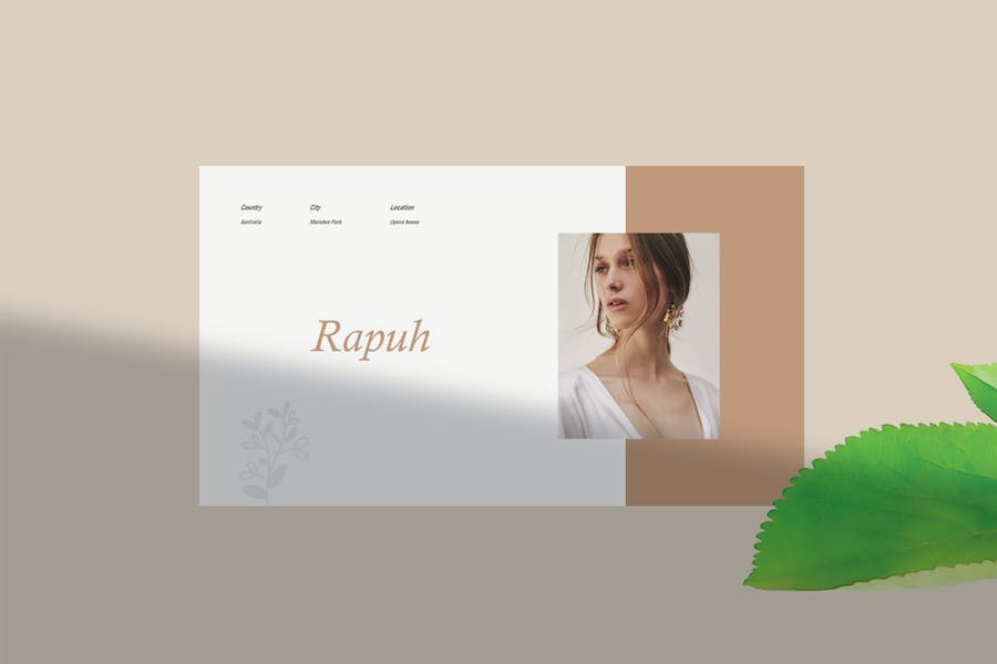 极简风格女性主题PPT模板 - 顶尖PPT