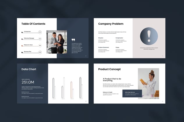 商业计划书项目融资方案Keynote模板 - 顶尖PPT