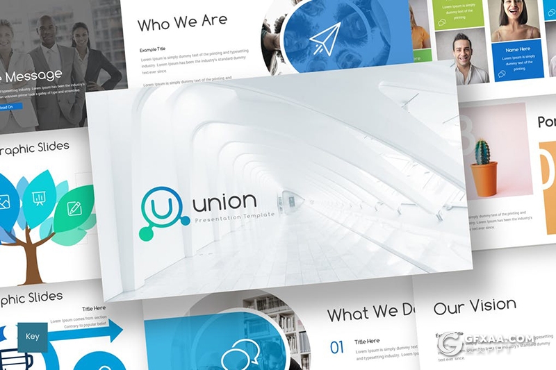 30页5种配色工作总结分析keynote模板 - 顶尖PPT